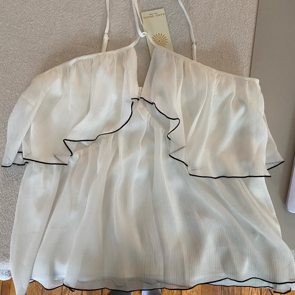 Ramy Brook Alora Ruffle Tank Top - NWT